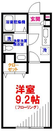 アムール山﨑の物件間取画像